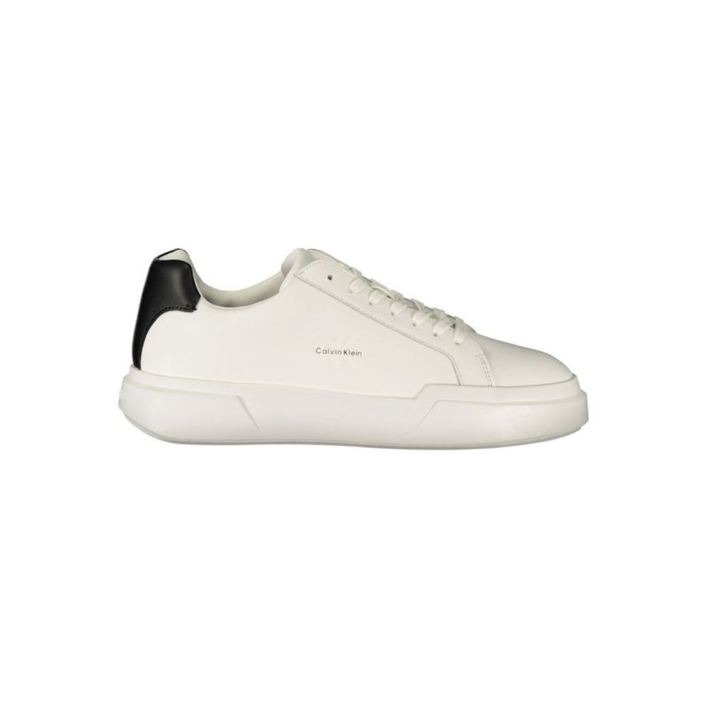 Calvin Klein White Leather Men's Men's Sneaker